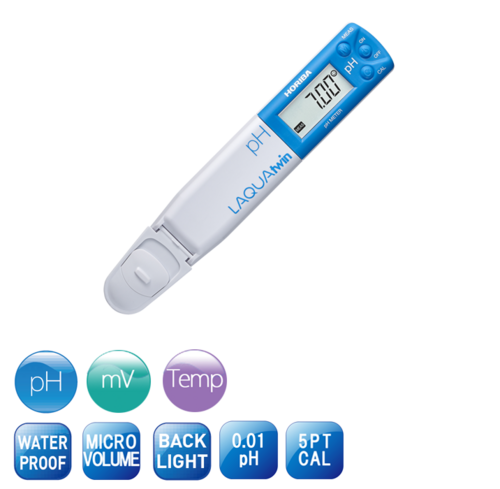 HORIBA LAQUAtwin pH-33 pH metre 0.00...14.00 pH / 0.01 pH