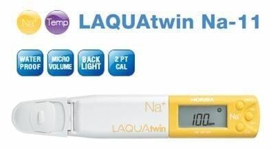 HORIBA LAQUAtwin Sodium Ion (Na+) İyon Ölçer 2... 9900 ppm mg/L | 0.... 430 mmol/L)