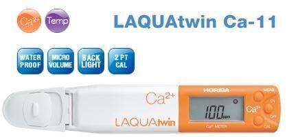 HORIBA LAQUAtwin Ca-11 (Ca2+) İyon Ölçer | Kalsiyum İyon Konsantrasyonu Ölçer