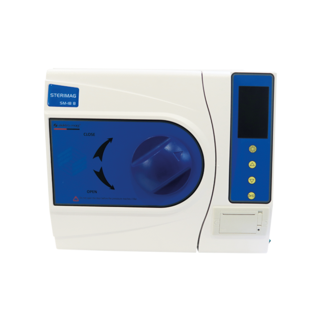 Elekromag SM 18 B sınıfı Otoklav Tam otomatik Yazıcılı 18 Litre