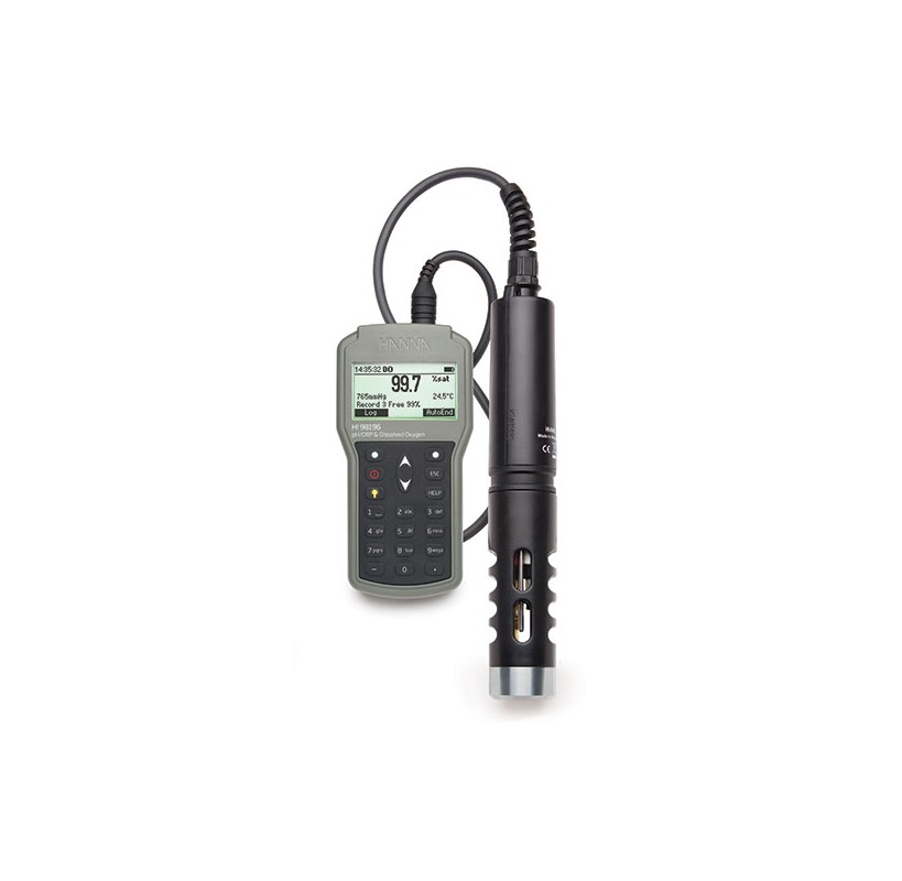 HANNA HI98196 ÇOK PARAMETRELİ PH/ORP/DO/BASINÇ/SICAKLIK ÖLÇÜM CİHAZI