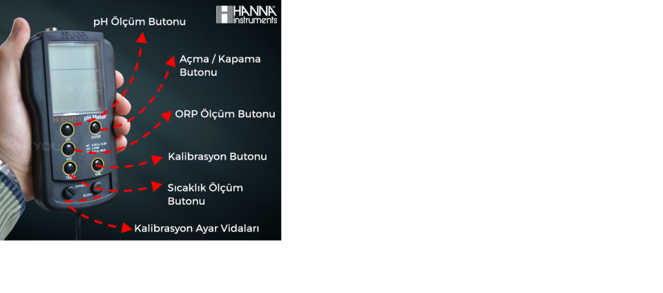 Hanna HI 83141-1 Harici Problu pH / mV / Sıcaklık Ölçer
