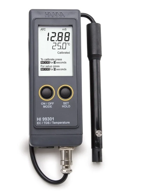 HANNA HI99301 Taşınabilir Yüksek Aralıklı EC / TDS Metre
