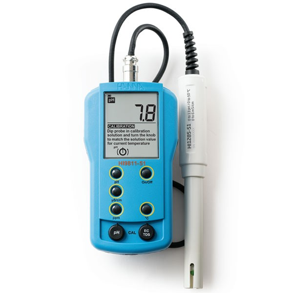 Hanna HI9811-51 Harici Problu pH / EC / TDS / Sıcaklık Ölçer