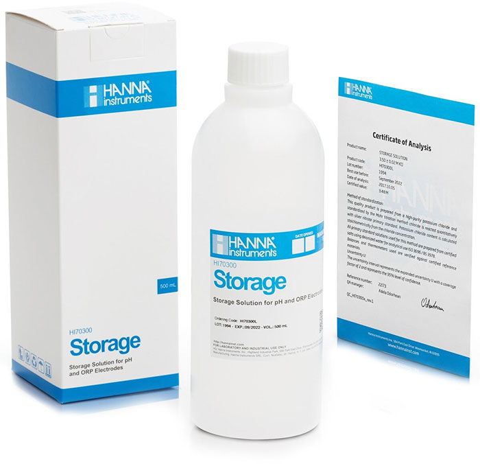 Hanna HI70300L Elektrot Saklama Sıvısı (Ph ve Orp Elektrotları İçin)