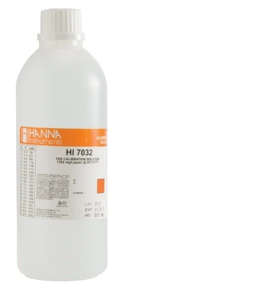 HANNA HI7032L 1382 mg/L (ppm) TDS value - 25oC, 500 mL bottle