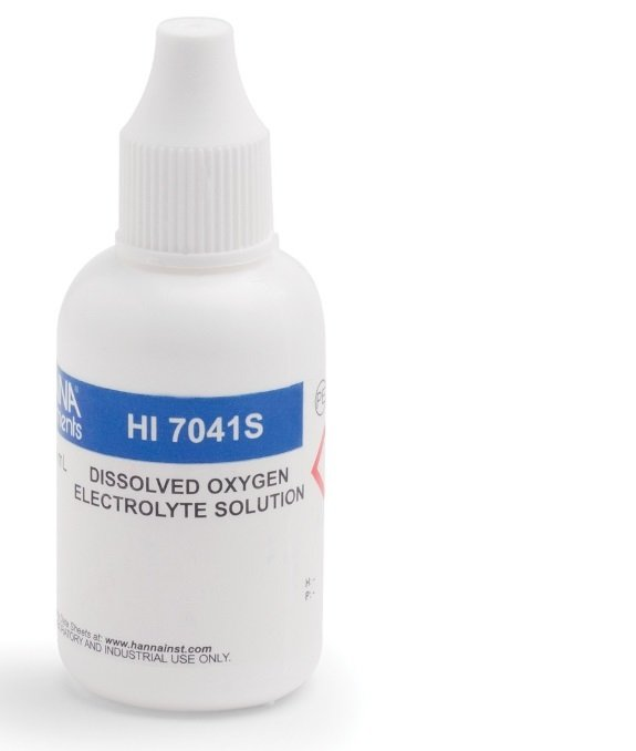 HANNA HI7041S Electrolyte solution for polarographic DO probes, 30 mL bottle