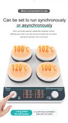 Çoklu Sıcak Plakalı Manyetik Karıştırıcı-HHMS-4Max