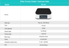 Plaka Dairesel Çalkalayıcı-SK-20