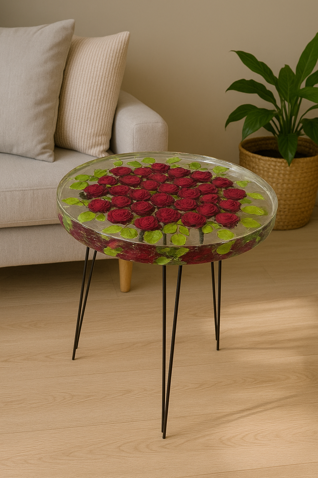 Epoksi Sehpa Kişiye Özel