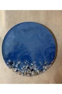 Okyanus Temalı Epoksi Bardak altlığı (4 Adet)