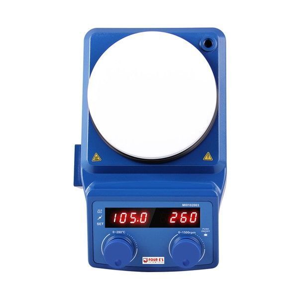 FOURE'S Isıtıcılı Manyetik Karıştırıcı 5 Litre Set Stant ve Harici Sıcaklık Probu ile