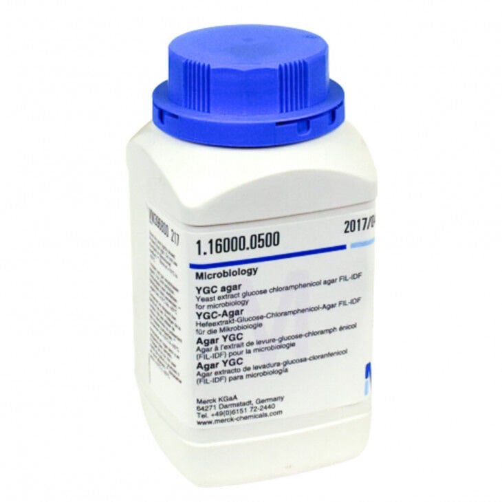 YGC agar Yeast extract glucose chloramphenicol agar 500 Gr