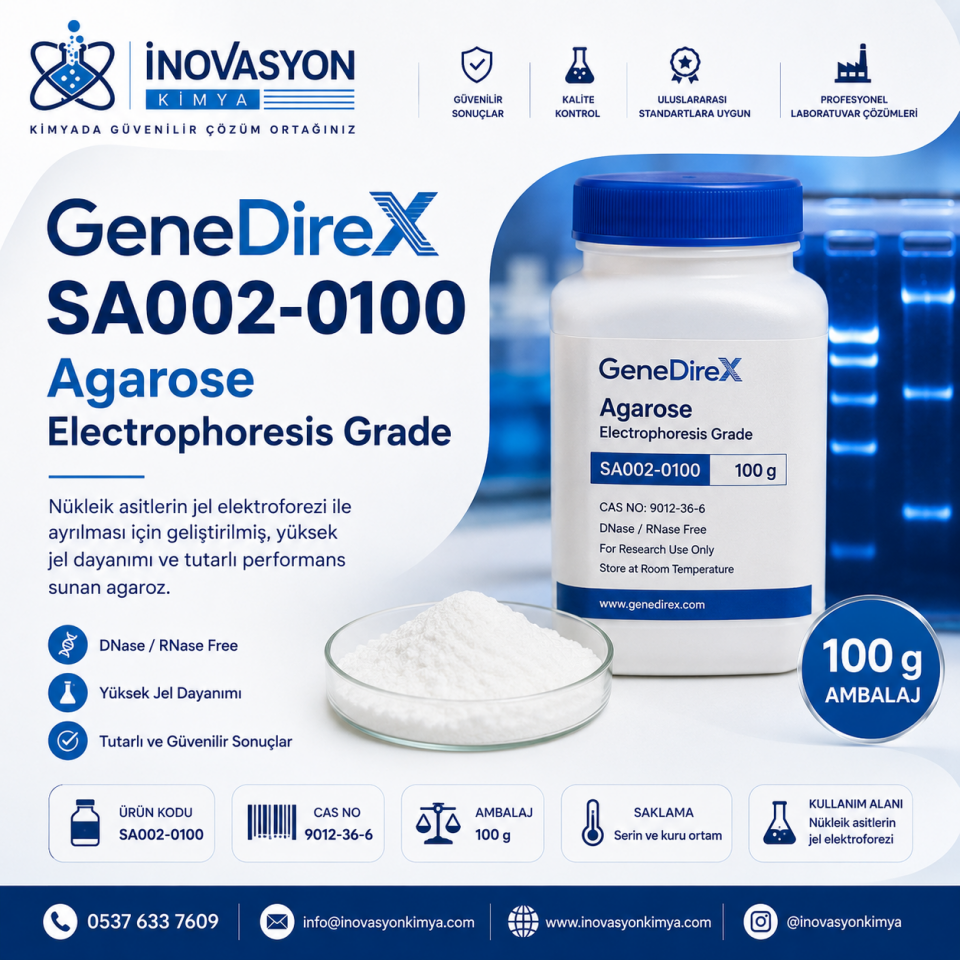 GeneDireX SA002-0100 Agarose Electrophoresis Grade 100 g