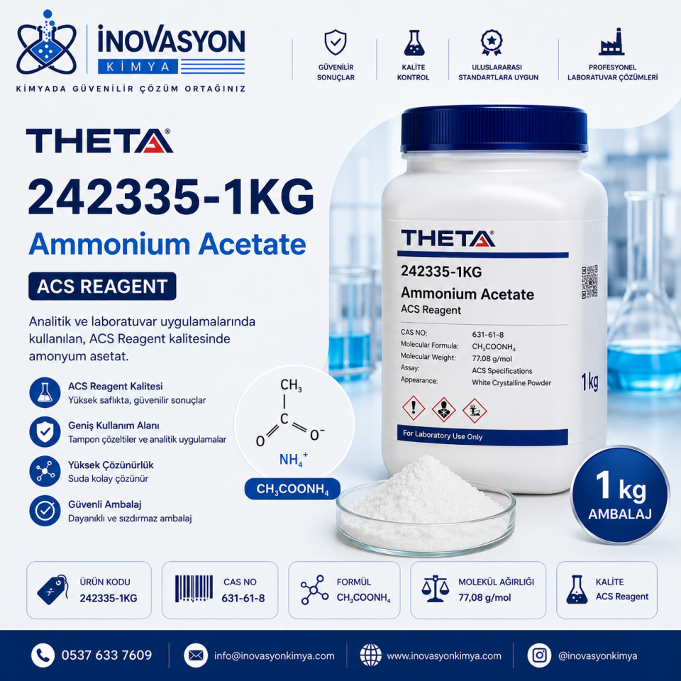 THETA 242335 Ammonium Acetate ACS Reagent 1 kg