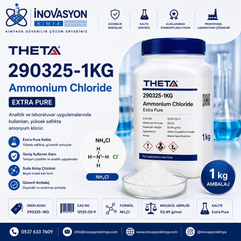THETA 290325 Ammonium Chloride Extra Pure 1 kg