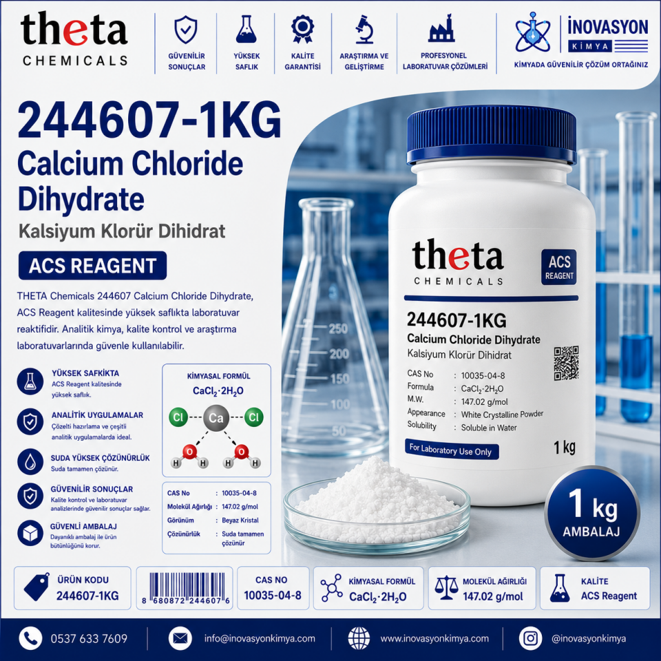 THETA Chemicals 417612-500G Cetyltrimethylammonium Bromide (CTAB) 500 g