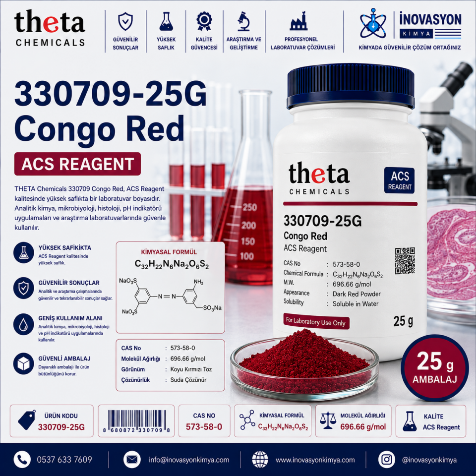 THETA Chemicals 330709-25G Congo Red ACS Reagent 25 g